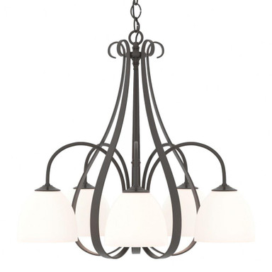 Sweeping Taper 5 Light Medium Chandelier by Hubbardton Forge 101445HF