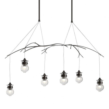 Kiwi 6 Light Contemporary Large Pendant by Hubbardton Forge - 136560HF
