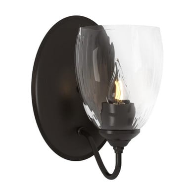 Simple Lines 1 Light Wall Sconce 8.75 Inch Tall by Hubbardton Forge - 204213HF