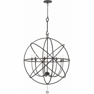 Solaris 9 Light Oversized Chandelier by Crystorama - 9229