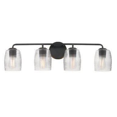 Honey 4 Light Bath Vanity 8.25 Inch Tall and 30.5 Inch Wide by Maxim - 21414