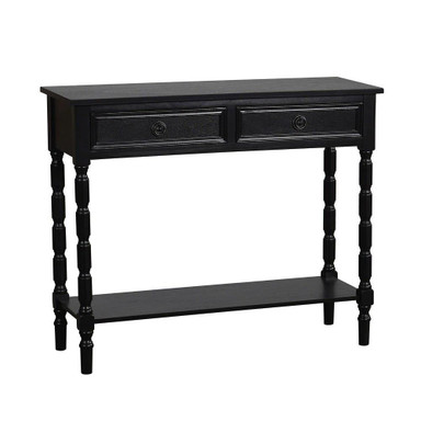 Barrett 2 Drawer Console Table 35.5 Inch X 29.5 Inch Wide by Stylecraft - AF102679DS