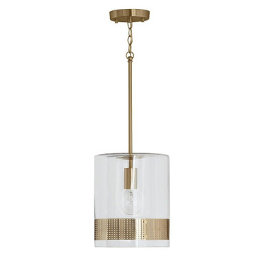 1 Light Industrial Small Pendant 12 Inch Tall by Bailey Street Home - 309-BEL-3823384