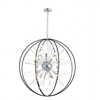 Stellar 22 Light Orb Chandelier 83.5 Inch Tall and 35 Inch Wide by Brio - SO1022