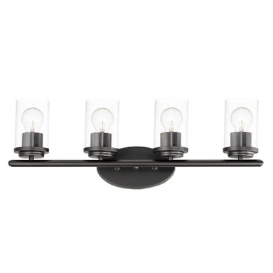 Corona 4 Light Frosted Glass Vanity Light by Maxim - 10214