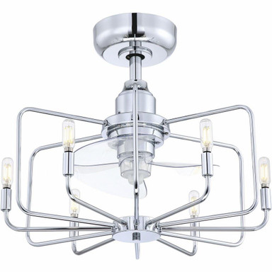 Influencer 24W 6 LED Fandelier 22 Inches Wide by Fanimation - FP3075