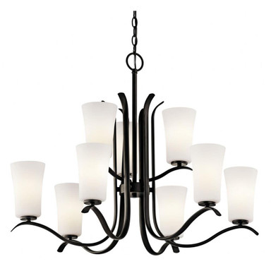 Armida 9 Light Large 2 Tier Chandelier by Kichler - 43075