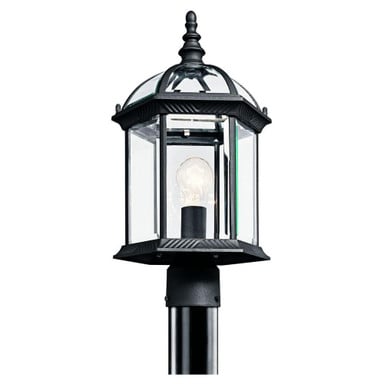 Barrie 10W 1 LED Outdoor Post Lantern 18 x 9.75 In by Kichler  - 49187