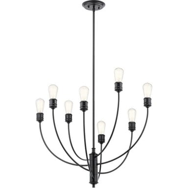Hatton 8 Light Large Chandelier by Kichler - 52255