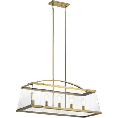 Darton 5 Light Small Linear Chandelier by Kichler - 52123