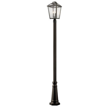 Bayland 3 Light Outdoor Post Mount Lantern 11 x 114.25 Inches by Z-Lite - 539PY