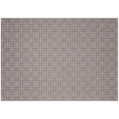Lattice Outdoor Rug Silver/Charcoal Color 88 x Inches by SimplyShade - RS-587-319