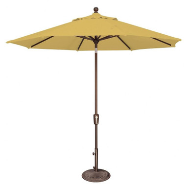 Catalina 9 Foot Aluminum Crank Lift Octagon Market Umbrella by Simply Shade - SSUM9U