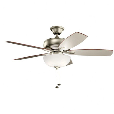 Burnham Head Ceiling Fan with Light Kit 52 inches wide by BSH - 147-BEL-4187201