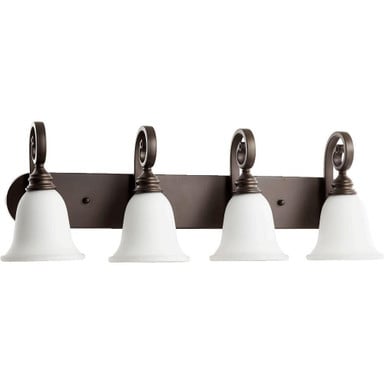 Bryant 4 Light Traditional Vanity Light by Quorum - 5154-4