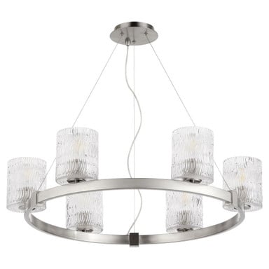Stadium 6 Light Large Chandelier by Bailey Street Home - 183-BEL-1052476