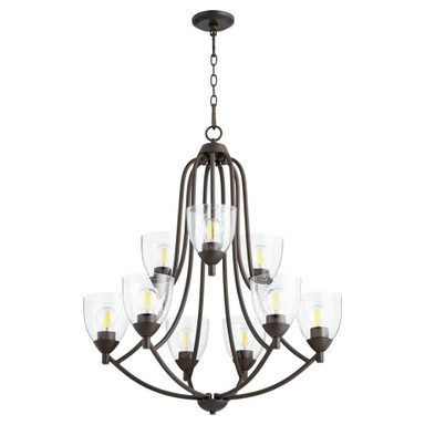 Barkley 9 Light Large 2 Tier Chandelier by Bailey Street Home - 183-BEL-906556