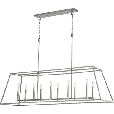 Gabriel 10 Light Large Linear Pendant by Quorum - 654-10