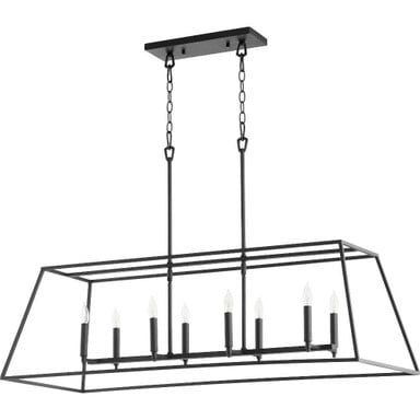 Gabriel 8 Light Large Linear Pendant by Quorum - 654-8