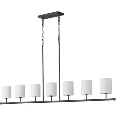 Uplands Link 7 Up Light Linear Chandelier by Bailey Street Home - 183-BEL-647-7