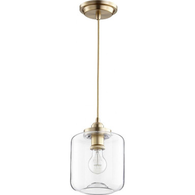 1 Light Transitional Small Pendant 9.5 Inch Tall by Bailey Street Home - 183-BEL-906417