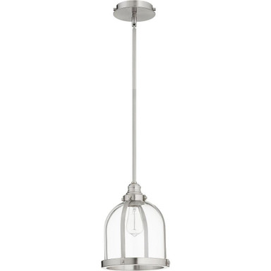 Banded Dome 1 Light Small Pendant by Quorum - 886