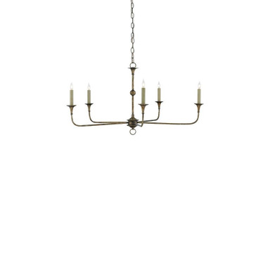 Nottaway 5 Light Oversized Chandelier by Currey Company - 9000-NOTT5