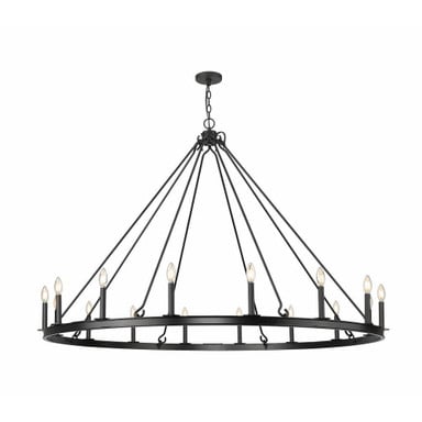 Cranhill Close 16 Light Chandelier 47 Inch Tall and 62 Inch Wide by BSH - 372-BEL-1365387
