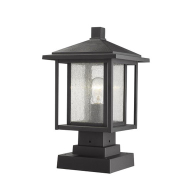 Temple Chase 1 Light Outdoor Square Pier Mount Lantern 9 x 16 Inches by BSH - 372-BEL-1222588
