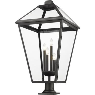 Keats Cloisters 4 Light Outdoor Pier Mount 36.75 x 19.5 Inch by BSH - 372-BEL-1097046