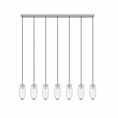Birchfield Covert 7 Light Linear Chandelier 12 x 4.75 Inches Wide by BSH - 372-BEL-1332936