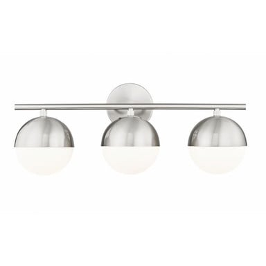 Meadowhead Terrace 3 Light Bath Vanity 9.75 Inch Tall and 24 Inch Wide by BSH - 372-BEL-1365444