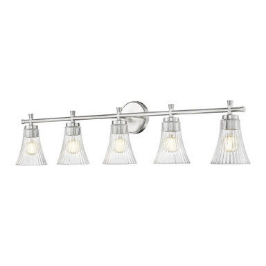 Moorside Celyn 5 Light Bath Vanity 10 Inch Tall and 42 Inch Wide by BSH - 372-BEL-1374926