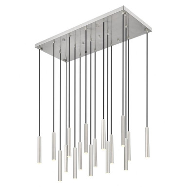 Victoria Haven 85W 17 LED Linear Chandelier 12 Inch Tall and 18 Inch Wide by BSH - 372-BEL-1365455