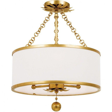 Crosby Lodge 3 Light 14 Inch Wide Flush Mount by Bailey Street Home - 49-BEL-1083666
