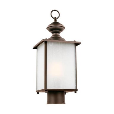 Craven Drive - 9.5W One Light Outdoor Post Lantern in Transitional Style - 7 inches wide by 17.25 inches high - 73-BEL-1001917