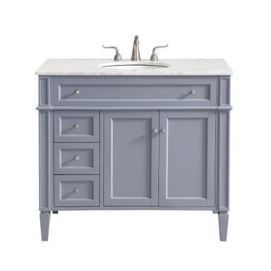 Charles Hollies 40 Inch 3 Drawer Bath Vanity Sink Set by Bailey Street Home - 779-BEL-688772