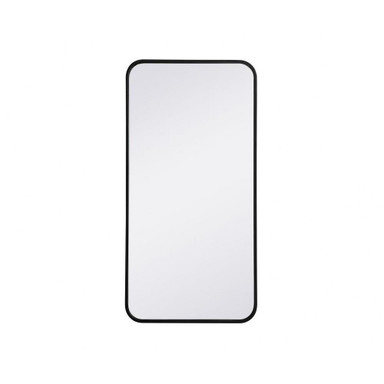 Lytton By Pass 36 Inch Soft Corner Rectangular Mirror by Bailey Street Home - 779-BEL-1302043