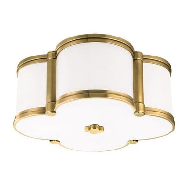 Marlow Edge 2 Light 12.5 Inch Wide Flush Mount by Bailey Street Home - 116-BEL-1096544