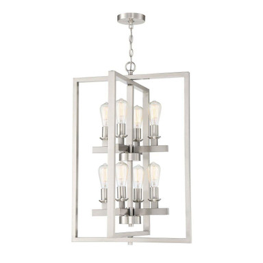 Golf Glas - Eight Light Foyer in Transitional Style - 22 inches wide by 33.25 inches high - 139-BEL-990821