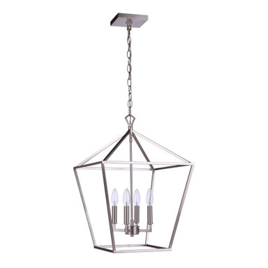 Flynt II - 4 Light Foyer In Transitional Style-23.38 Inches Tall and 16 Inche Wide - 139-BEL-1116879