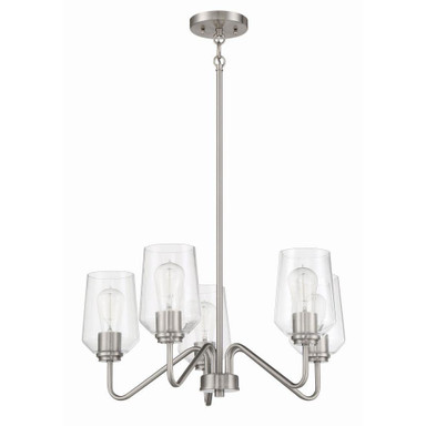 Graig Park Hill - 5 Light Chandelier In Transitional Style-10.63 Inches Tall and 23 Inche Wide - 139-BEL-1116829