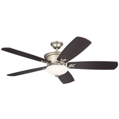 Glover Point 5 Blade Ceiling Fan with Light Kit 56 Inches Wide by BSH - 147-BEL-300325