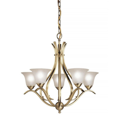 Bassett Cloisters 5 Light Medium Chandelier by BSH 147-BEL-2611347