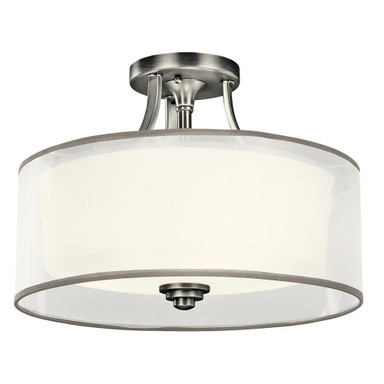Bentinck Mount 3 Light 15 Inch Wide Semi Flush Mount by Bailey Street Home - 147-BEL-553118
