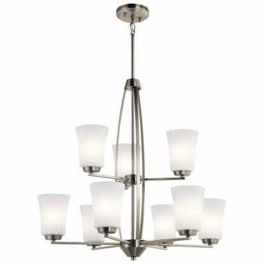 Hospital Green 9 Light Large Chandelier by Bailey Street Home - 147-BEL-2748771