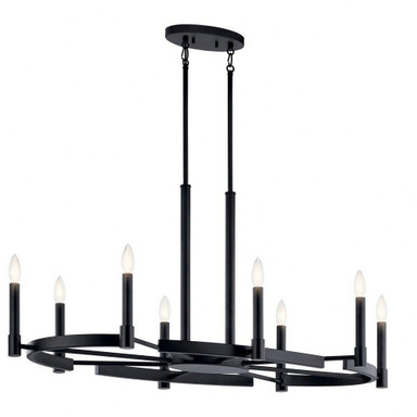 Gortans Road 8 Light Medium OVal Chandelier by Bailey Street Home - 147-BEL-1031907