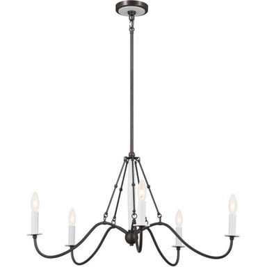 Abbotsford Mead 5 Light Large Chandelier by Bailey Street Home - 147-BEL-1116940