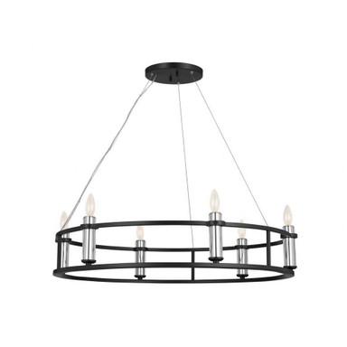 Hitchings Leaze 6 Light Large Chandelier by Bailey Street Home - 147-BEL-1284135