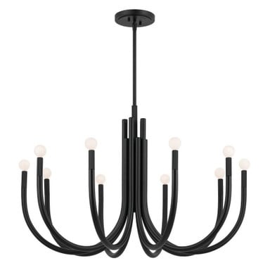 Hollies Leaze 10 Light Oversized Chandelier by Bailey Street Home - 1292554